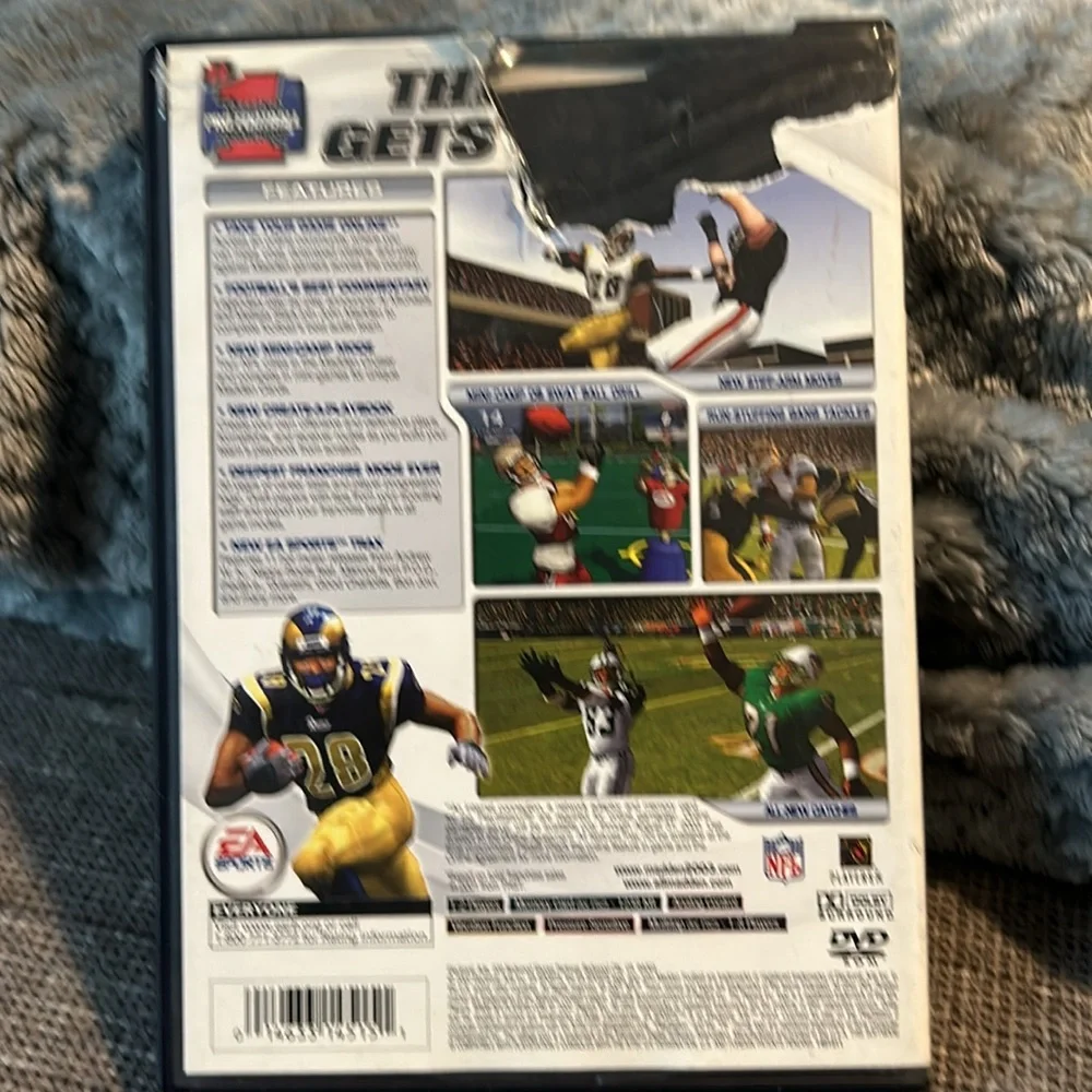 Sony PlayStation 2 Sports Games NBA Live 7 NFL Madden 2003 EA Sports